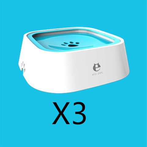 1.5L Anti-Overflow Pet Water Bowl – Floating Slow Feeder for Cats & Dogs