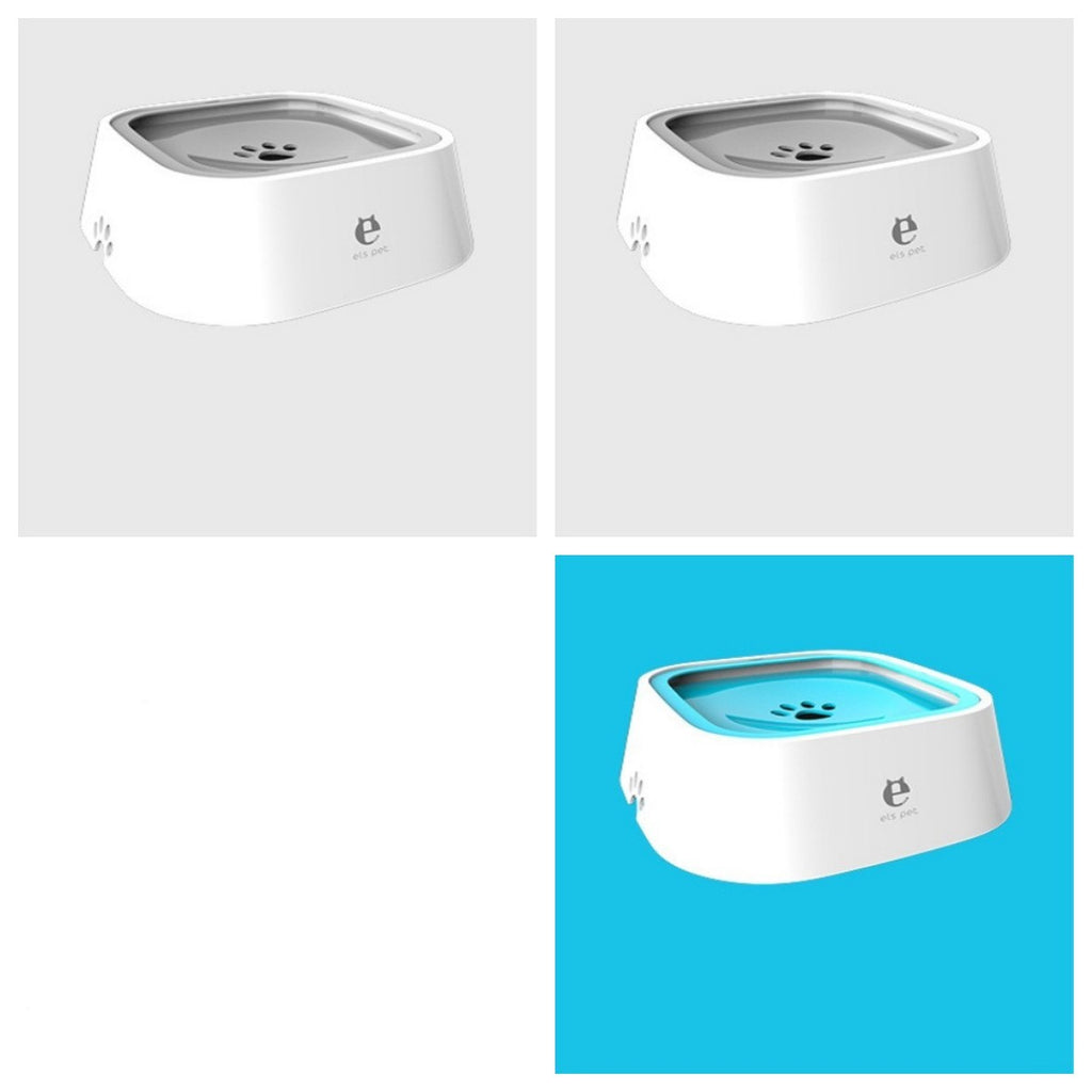 1.5L Anti-Overflow Pet Water Bowl – Floating Slow Feeder for Cats & Dogs