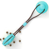 Interactive Dog Tug Toy with Suction Cup & Chew Ball for Teeth Cleaning and Feeding