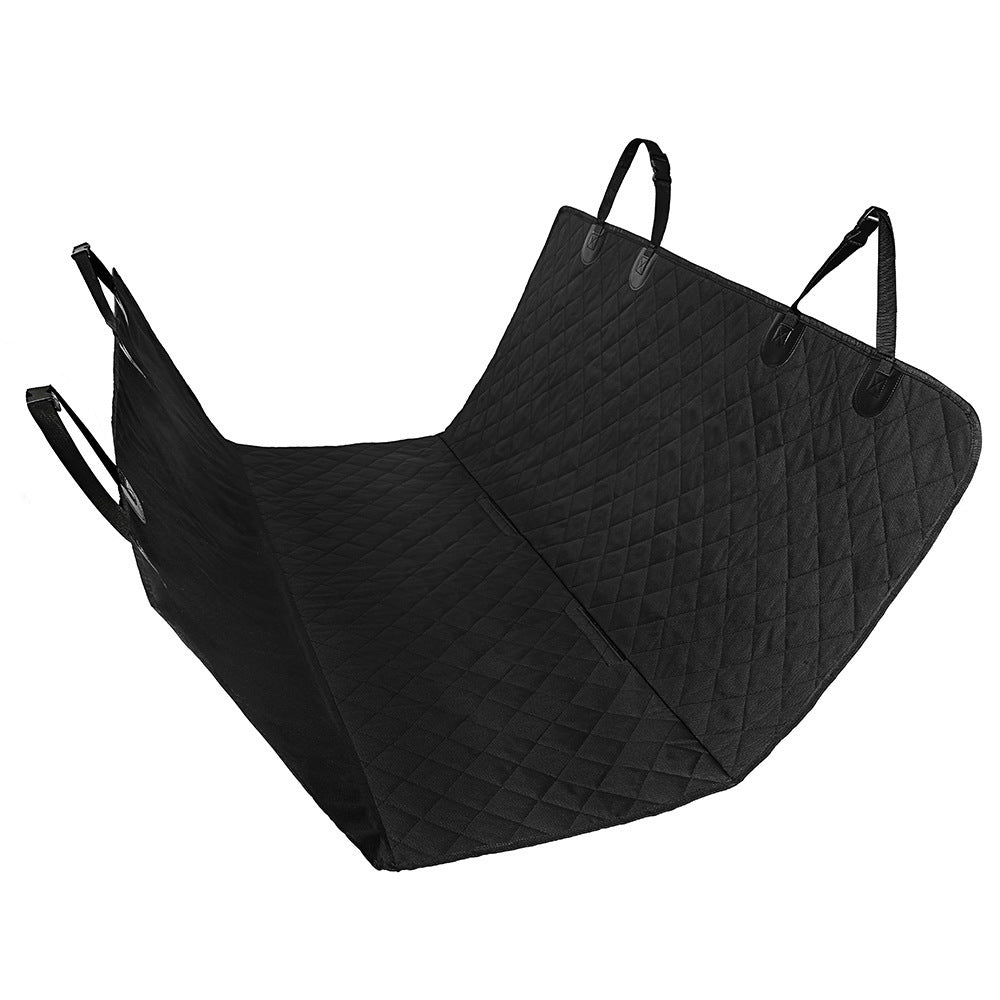 Dog Car Seat Cover with Mesh Window – Hammock Protector for Back Seat Travel