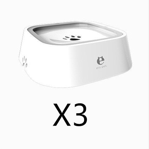 1.5L Anti-Overflow Pet Water Bowl – Floating Slow Feeder for Cats & Dogs