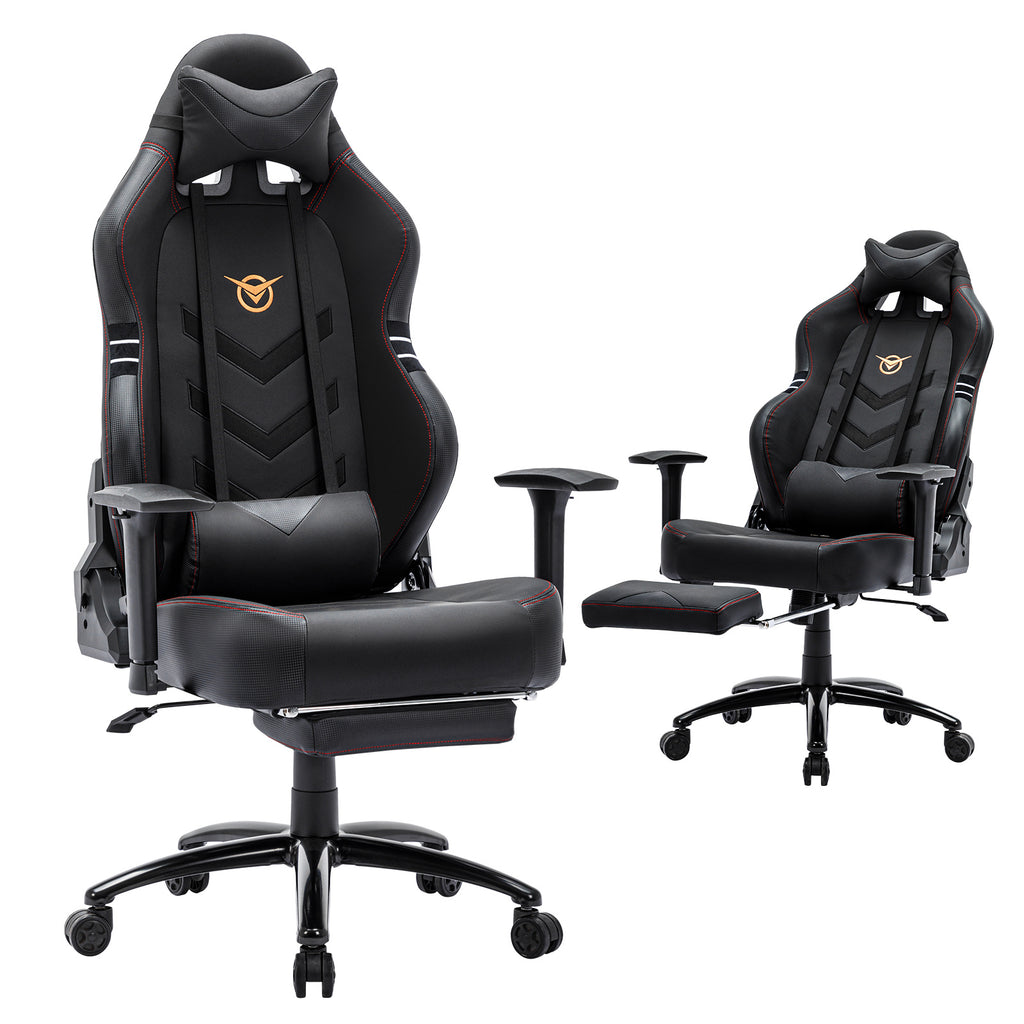 Tall Racing Gaming Chair – 350lbs Heavy-Duty Computer Chair