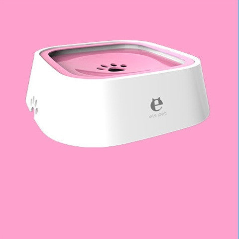 1.5L Anti-Overflow Pet Water Bowl – Floating Slow Feeder for Cats & Dogs