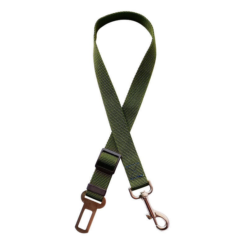 Adjustable Pet Car Seat Belt – Dog & Cat Safety Harness Clip for Vehicles