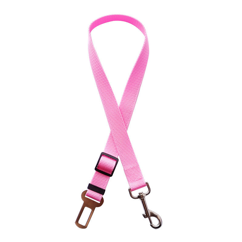 Adjustable Pet Car Seat Belt – Dog & Cat Safety Harness Clip for Vehicles