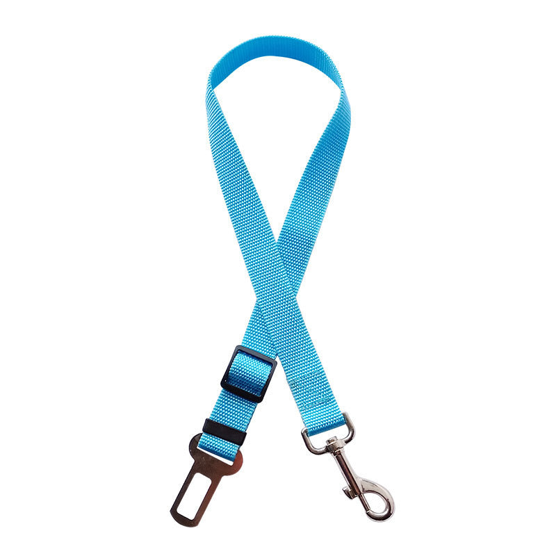 Adjustable Pet Car Seat Belt – Dog & Cat Safety Harness Clip for Vehicles