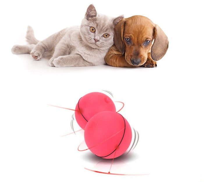 LED Laser Rolling Cat Toy Ball – Electronic Interactive Pet Fun