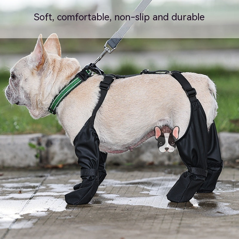Dog Boots for Outdoor Walking – Waterproof, Soft & Breathable Pet Shoes, Paw Protection