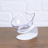 Cat Double Bowl | Elevated Tilted Cat Food & Water Bowls for Cervical Spine Protection