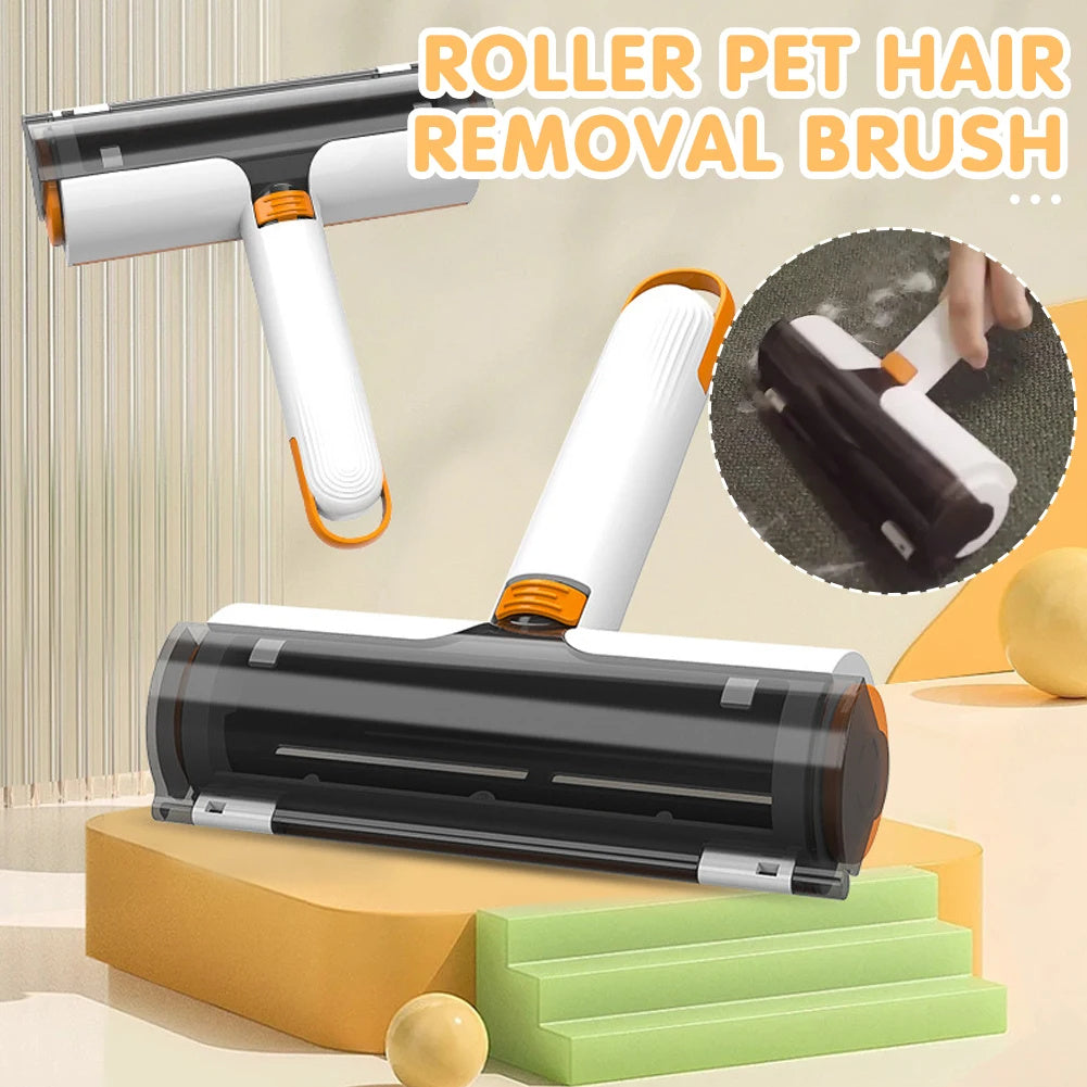 Portable Pet Hair Remover | Multifunctional 2-in-1 Roller for Furniture & Clothes