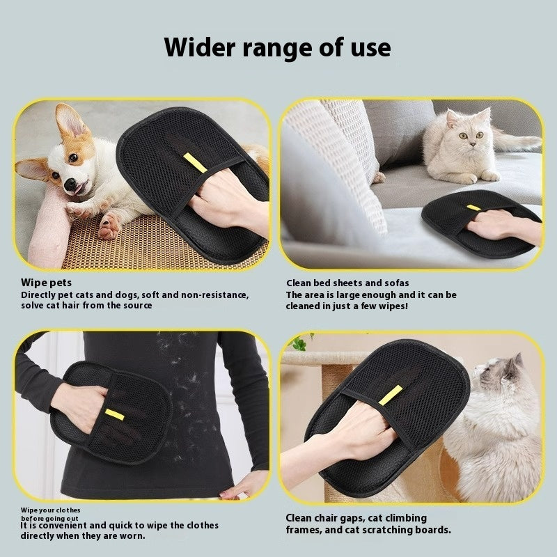 Deshedding Pet Glove – Hair Removal Mitt for Dogs, Cats & Rabbits