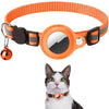 Reflective Waterproof AirTag Pet Collar – Nylon Holder for Dogs & Cats