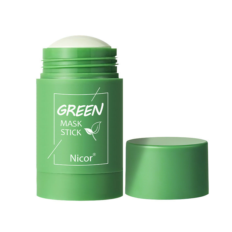 Green Tea Mask Stick – Deep Cleansing Clay, Oil Control, Anti-Acne & Whitening Skin Care