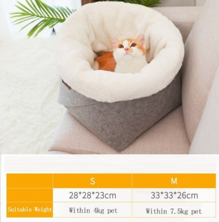Luxury Pet Bed – Soft Washable Dog & Cat Bed for Comfort & Sleep