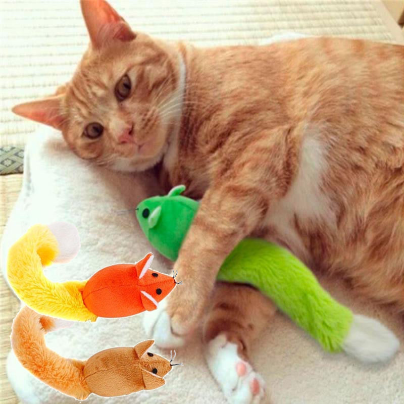 Interactive Long Tail Mouse Cat Toy – Funny Training & Playing Pet Toy