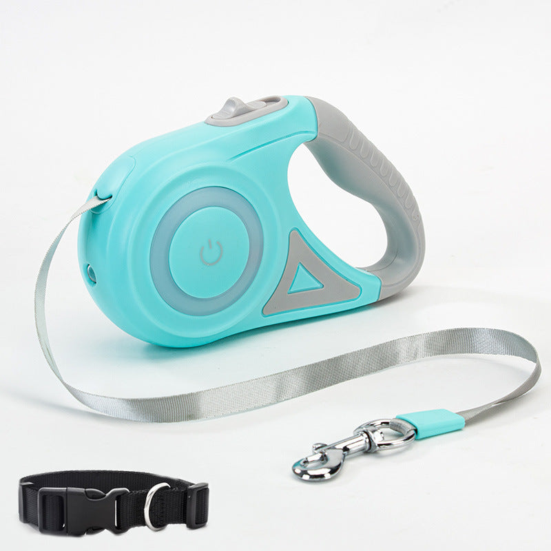 Retractable Dog Leash with Collar – Automatic Pet Lead for Small & Medium Dogs