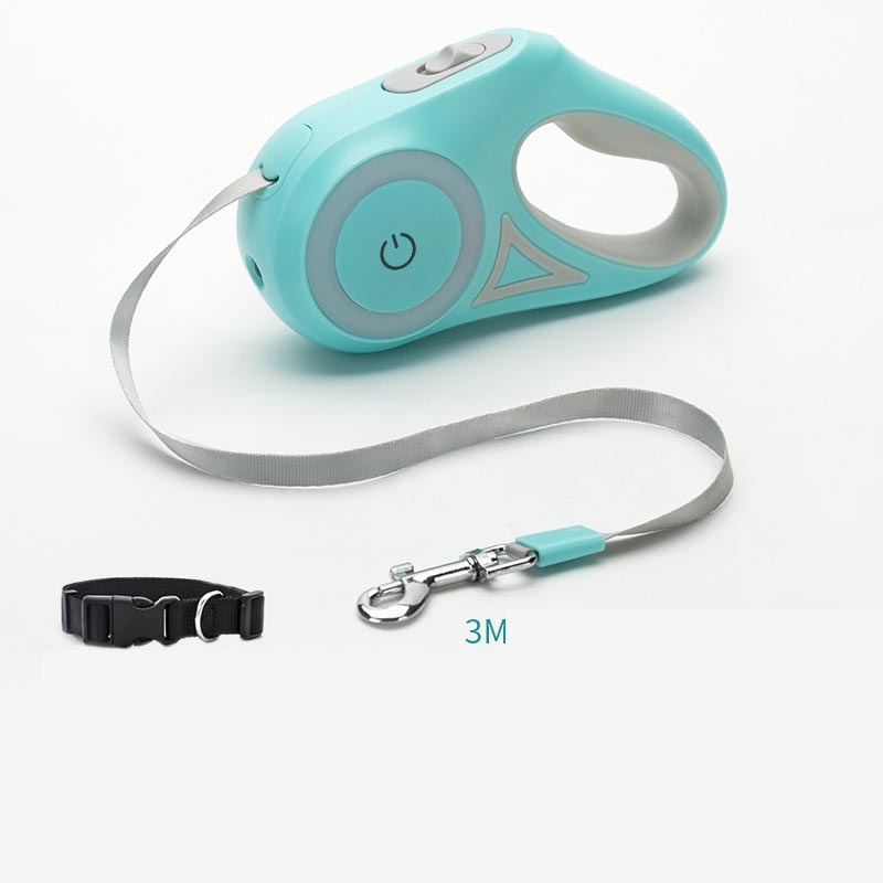 Retractable Dog Leash with Collar – Automatic Pet Lead for Small & Medium Dogs
