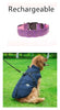 LED Light Dog Collar – Adjustable Nylon Leopard Style Pet Collar for Safety