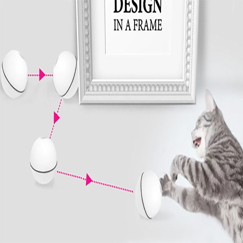 LED Laser Rolling Cat Toy Ball – Electronic Interactive Pet Fun
