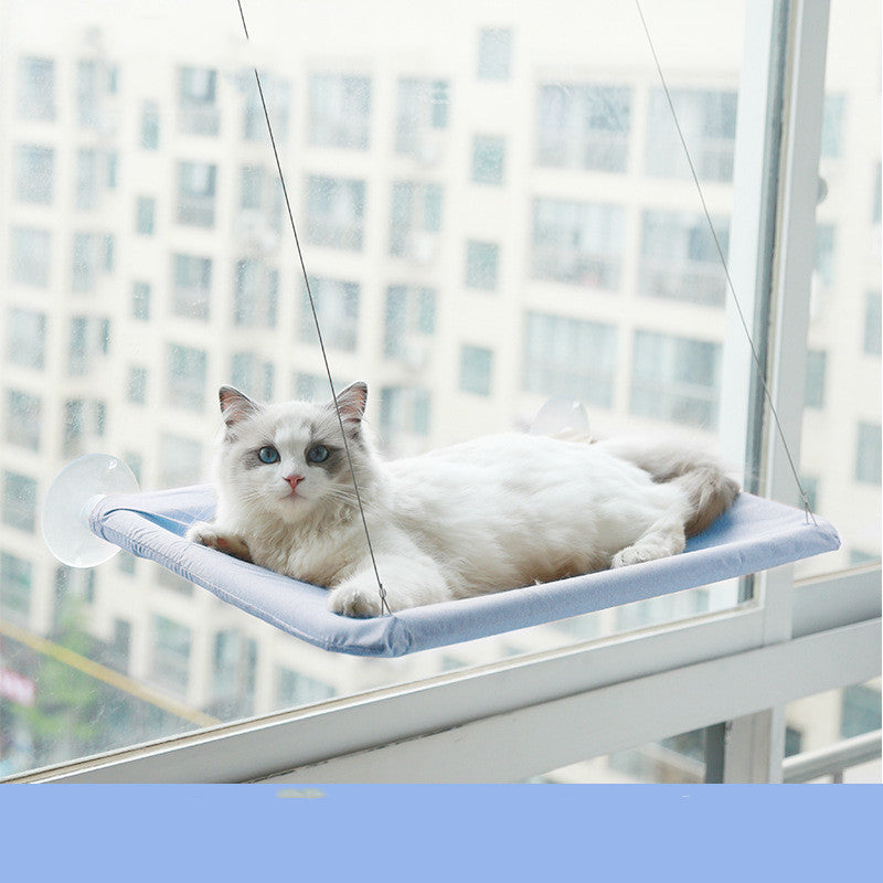 Hanging Cat Window Seat | Durable Pet Hammock Bed with Strong Suction Cups