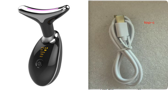 EMS Thermal Neck Massager – Microcurrent Lifting & Wrinkle Remover Device