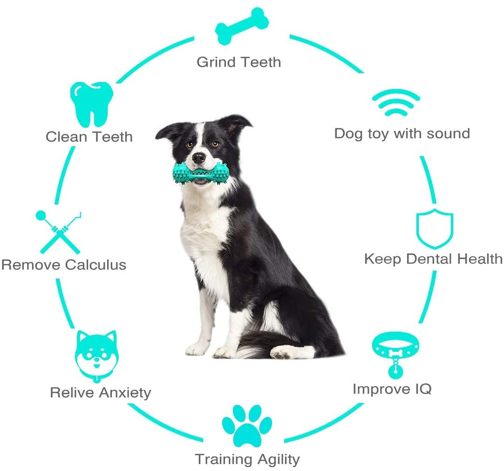 Pet Dental Chew Toy – Tough Rubber Molar Stick for Dog Teeth Cleaning
