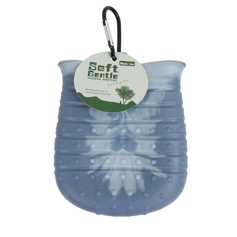 Dog Paw Cleaner Cup – Portable 2-in-1 Pet Foot Washing Brush for Dogs & Cats