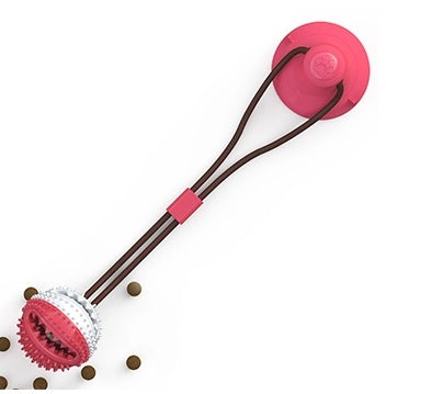 Suction Cup Dog Toy – Interactive Tug & Chew Ball for Training and Teeth Cleaning