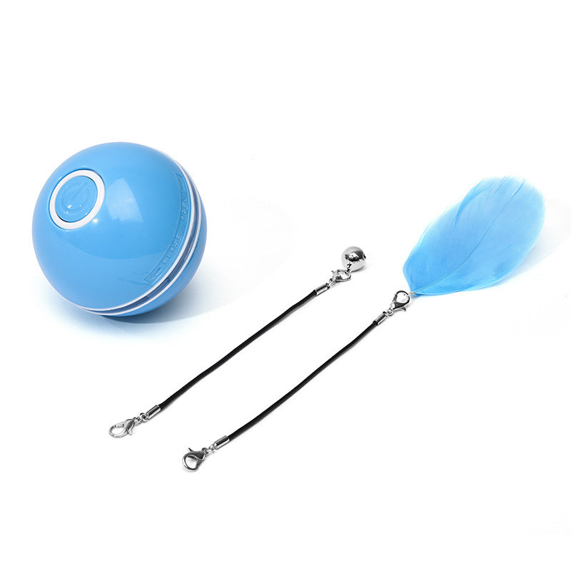 LED Laser Rolling Cat Toy Ball – Electronic Interactive Pet Fun