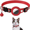 Reflective Waterproof AirTag Pet Collar – Nylon Holder for Dogs & Cats