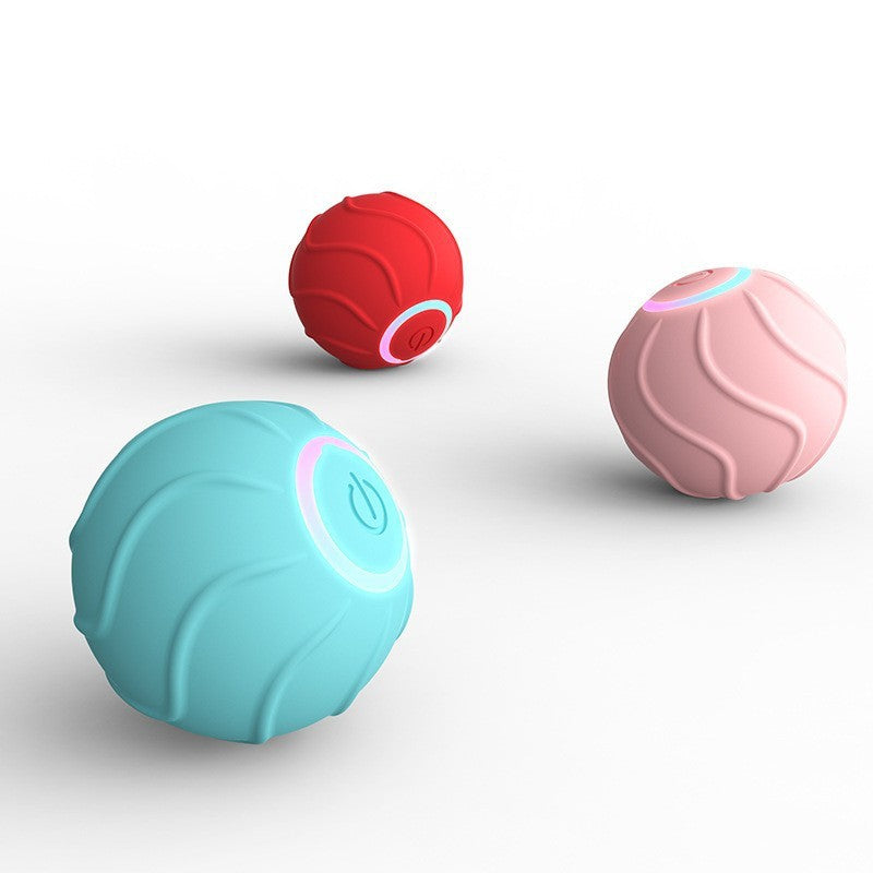 Smart Cat Toy Rolling Ball – USB Automatic Bouncing Ball for Interactive Play