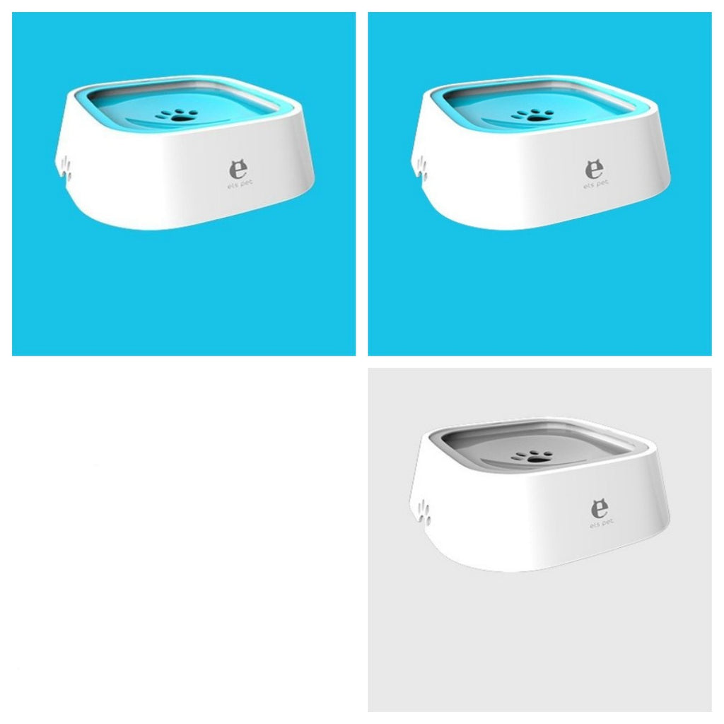 1.5L Anti-Overflow Pet Water Bowl – Floating Slow Feeder for Cats & Dogs