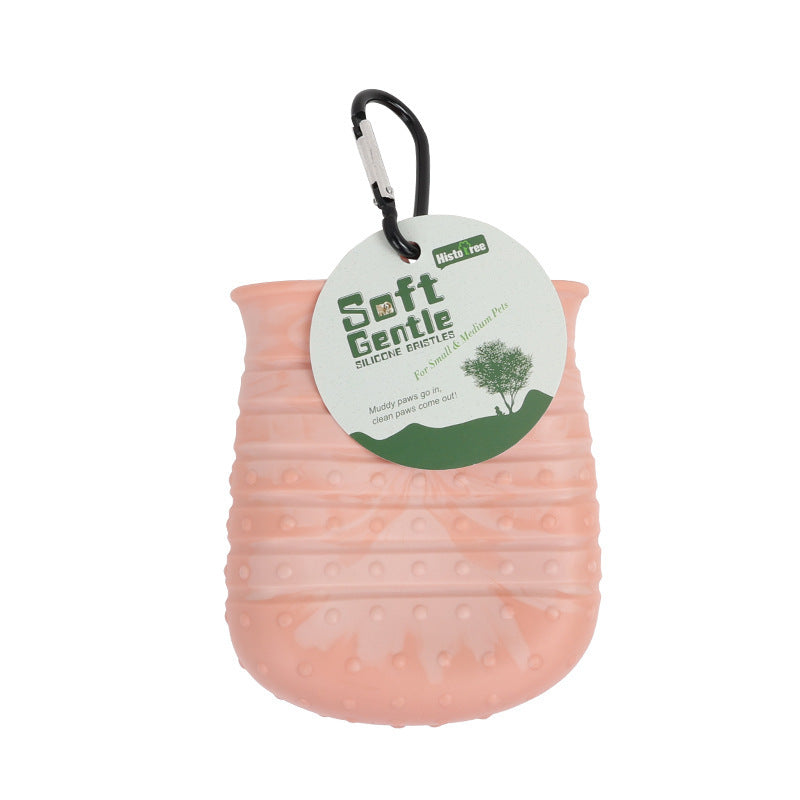 Dog Paw Cleaner Cup – Portable 2-in-1 Pet Foot Washing Brush for Dogs & Cats