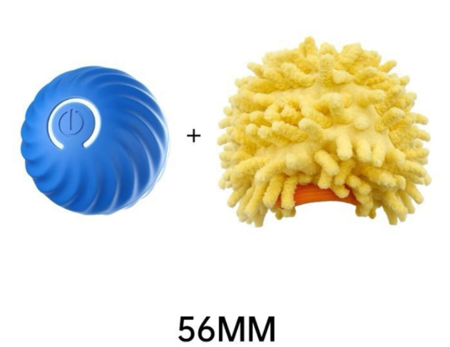 Durable Rubber Dog Ball Toy – Bite Resistant Chew Toy for Puppies & Training