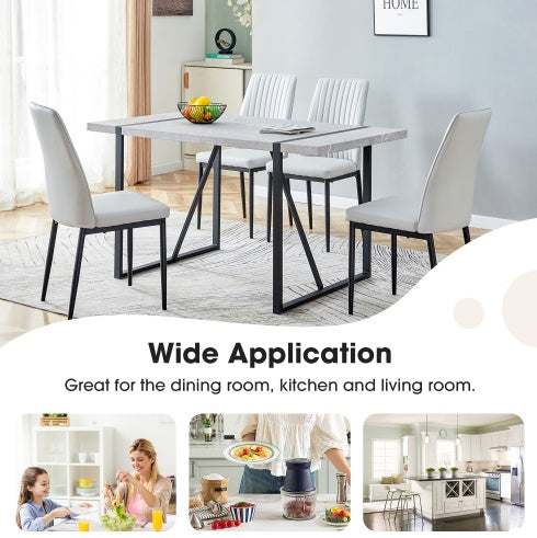 Kitchen & Dining Room Table – Modern 4-Person 55-Inch Table