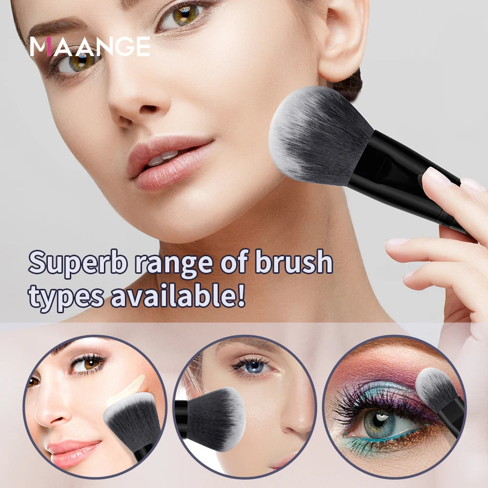 MAANGE 30-Pc Professional Makeup Brush Set with Bag