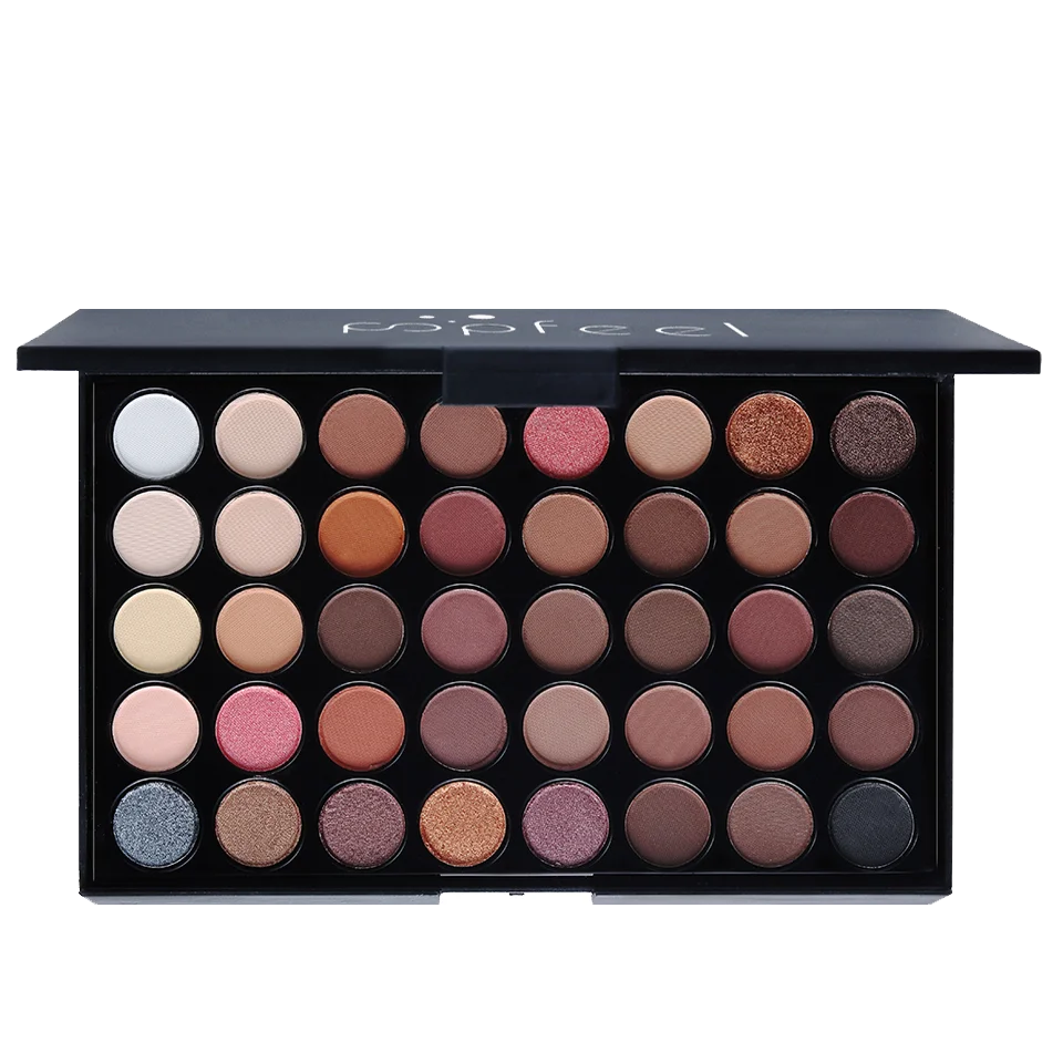 POPFEEL 40-Color Eyeshadow Palette – Long Lasting & Easy Blend
