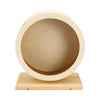 Golden Bear Silent Wooden Hamster Wheel with Cork Pad