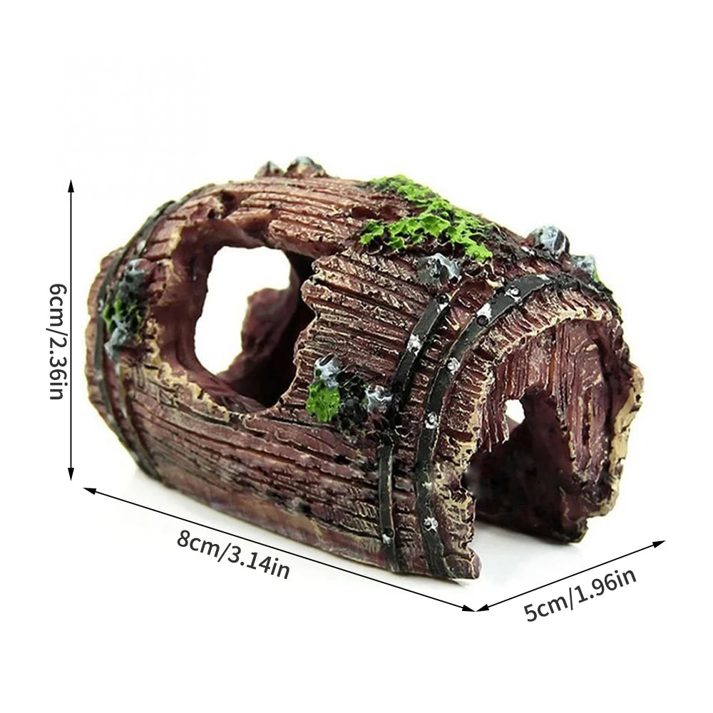 1PC Resin Aquarium Decoration – Fish Tank Escape House Ornament