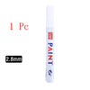 White Marker Pen Set Waterproof Oily Ink for DIY Sketch & Writing