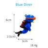 Floating Diver Ornament – Hayao Miyazaki Blue Fatty Aquarium Decor