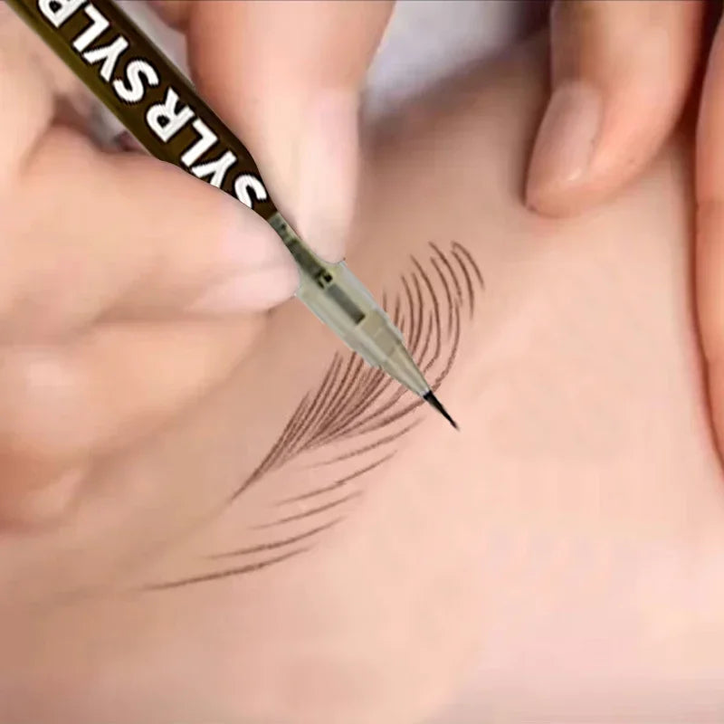 0.008mm Ultra Fine Waterproof Eyebrow Pen – Smudge-Proof & Long-Lasting