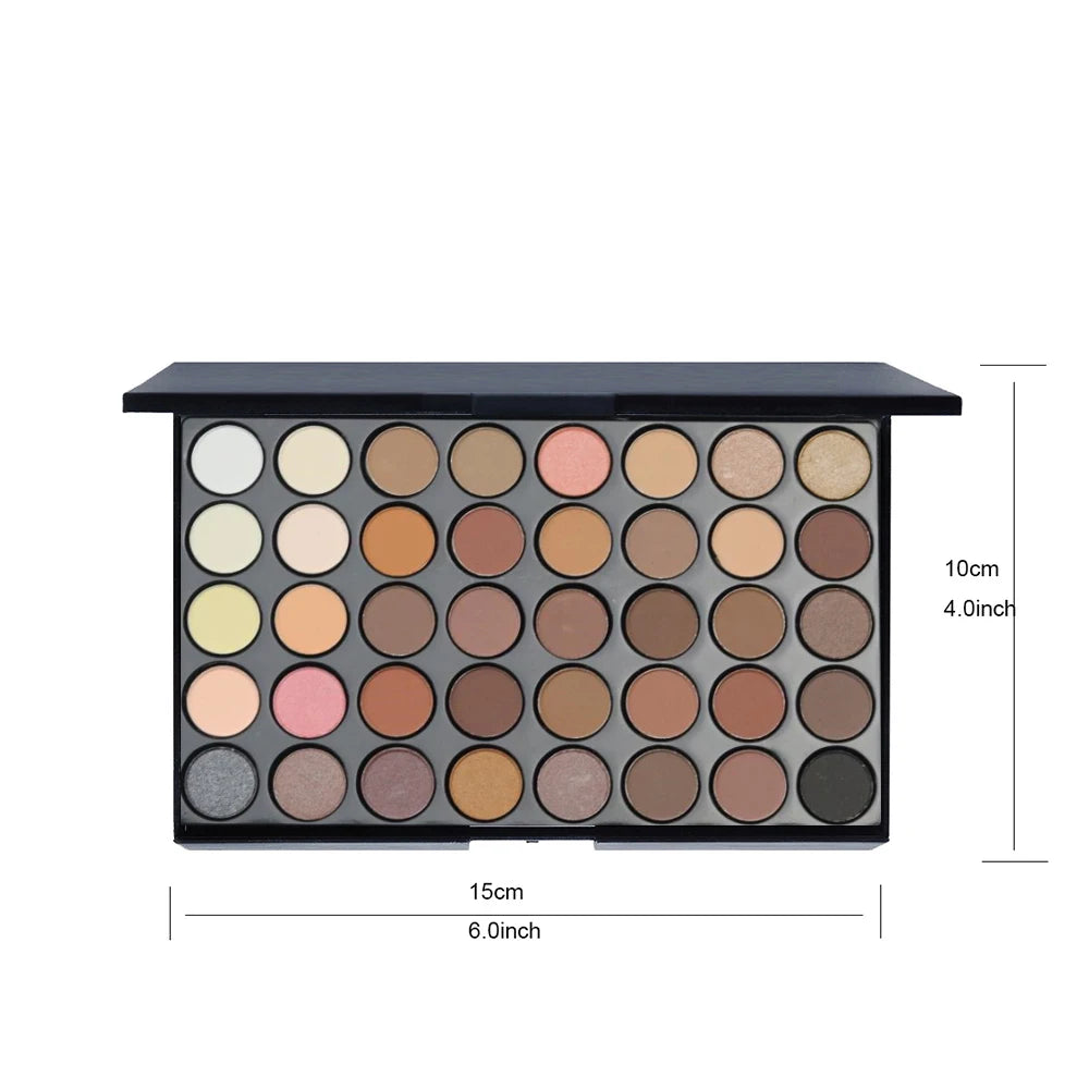 POPFEEL 40-Color Eyeshadow Palette – Long Lasting & Easy Blend