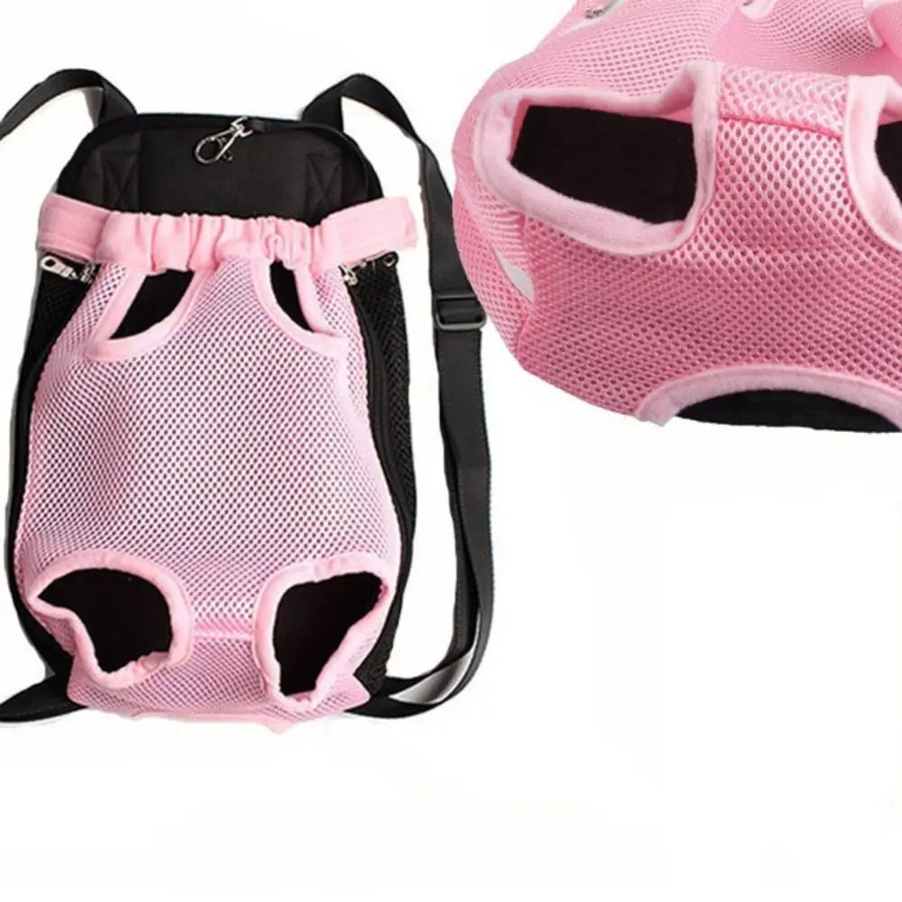 Adjustable Pet Carrier Backpack – Front Pack for Small Dogs & Cats