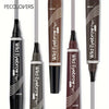 6-Color Waterproof Eyebrow Tattoo Pen – 4 Split Tip for Natural, Long-Lasting Brows!