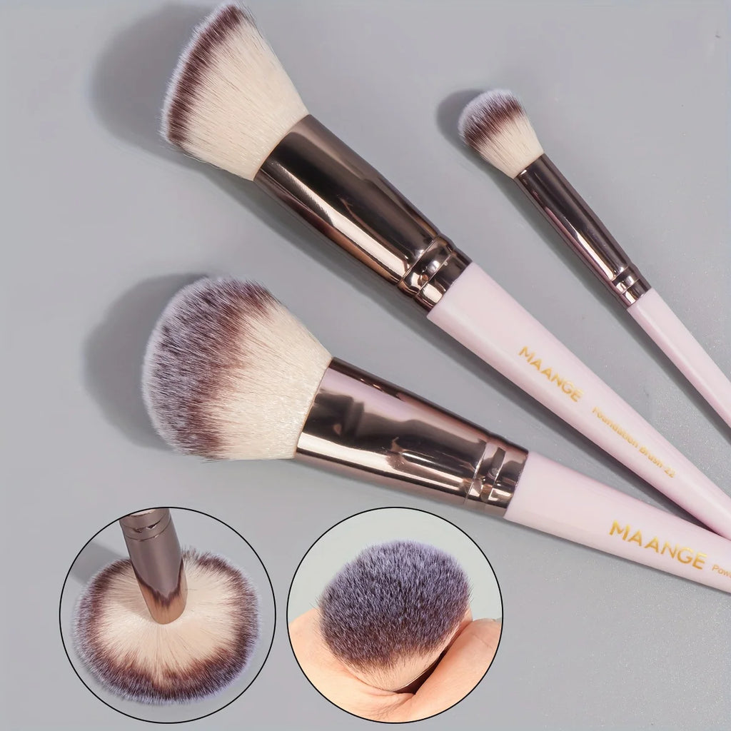 MAANGE 30-Pc Professional Makeup Brush Set with Bag