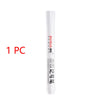 White Marker Pen Set Waterproof Oily Ink for DIY Sketch & Writing