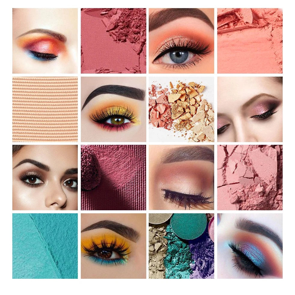 POPFEEL 40-Color Eyeshadow Palette – Long Lasting & Easy Blend