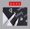 White Marker Pen Set Waterproof Oily Ink for DIY Sketch & Writing