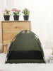 Foldable Pet Tent Nest – Breathable Semi-Closed Outdoor Bed with Cooling Pad